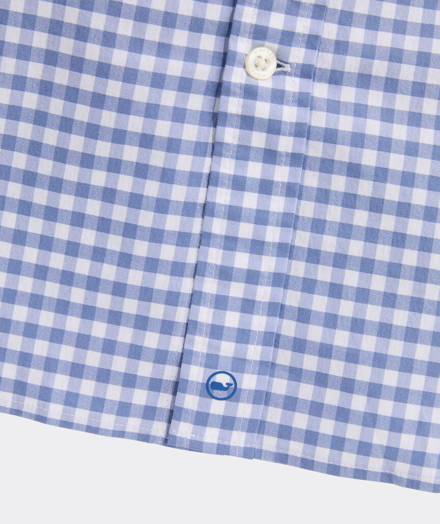 Vineyard Vines Performance Cotton Skysail Gingham Shirt