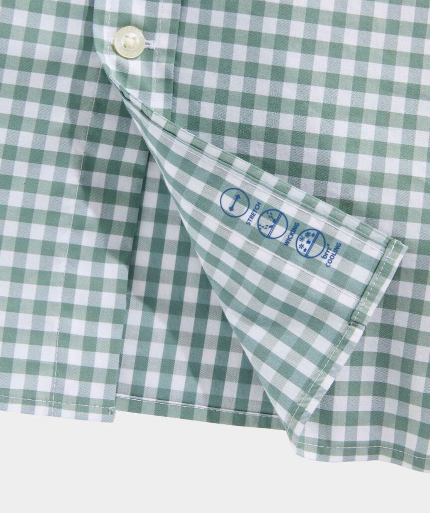 Vineyard Vines Performance Cotton Skysail Gingham Shirt