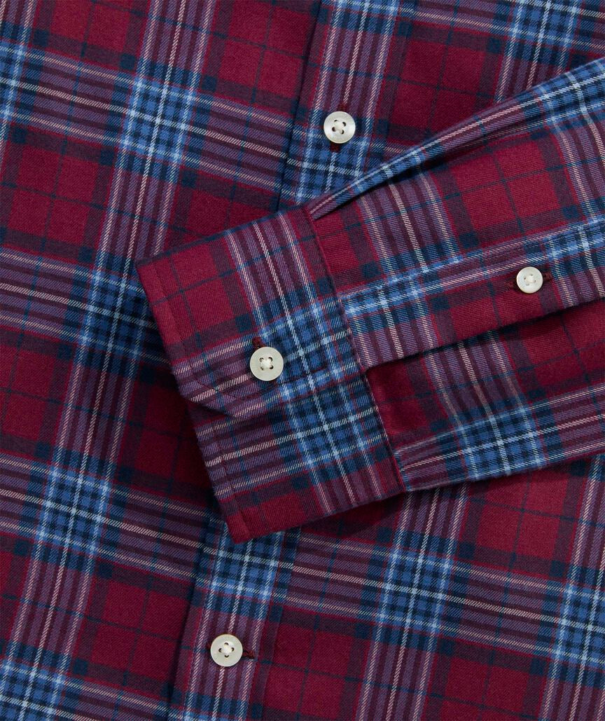 Vineyard Vines Performance Tech Twill Plaid Shirt