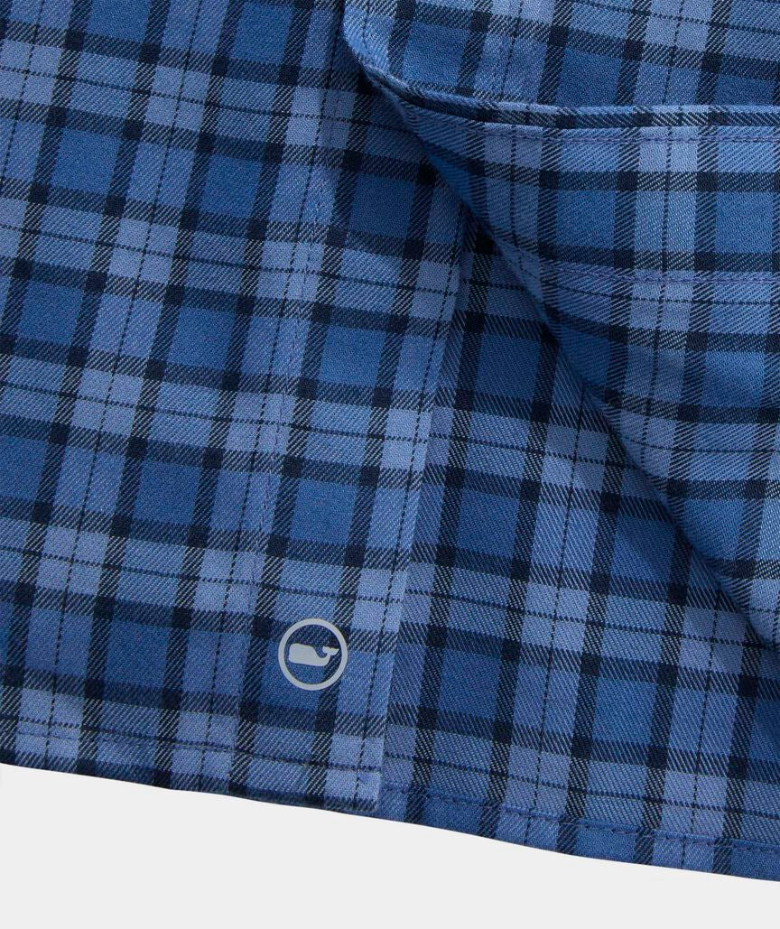 Vineyard Vines Performance Tech Twill Plaid Shirt