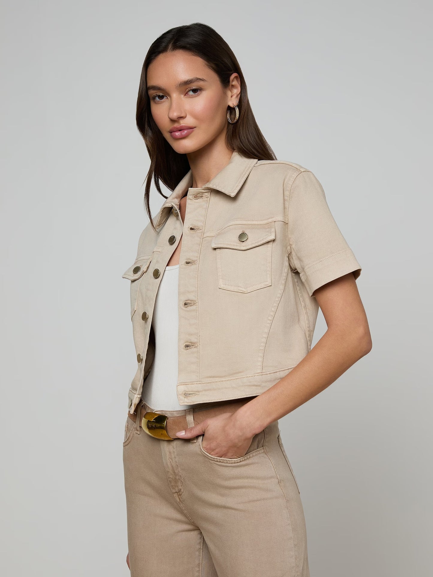 L'Agence Kirstie Jean Shirt Jacket