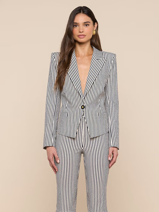 L'Agence Misa Seersucker Blazer