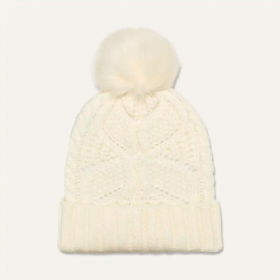 UGG® Women's Cable Beanie With Pom