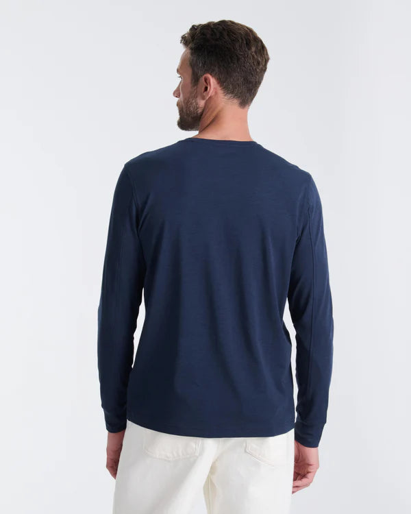 Orchard & Broome Ludlow Cotton Stretch Long Sleeve Tee