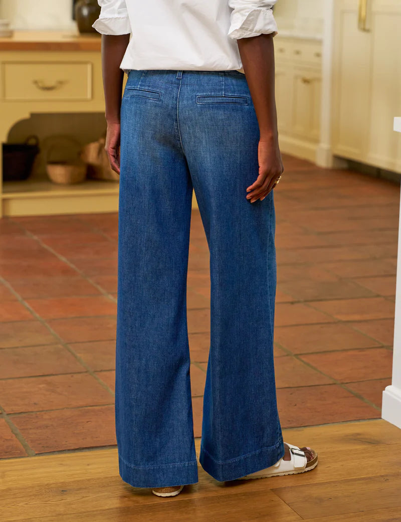 Frank & Eileen West Village NYC Wide-Leg Trouser