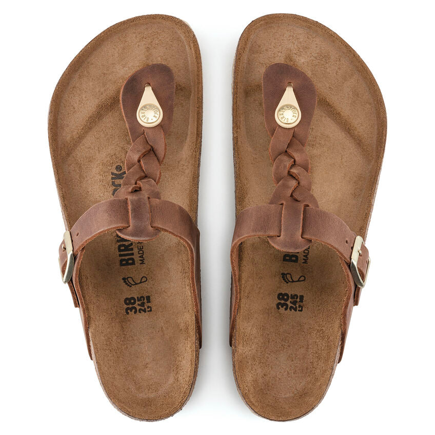 Birkenstock Women's Gizeh Oiled Leather Sandals