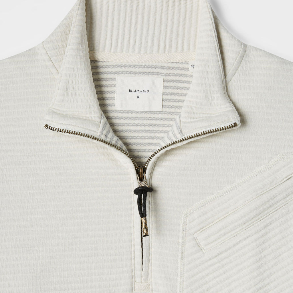 Billy Reid Quilted Half Zip