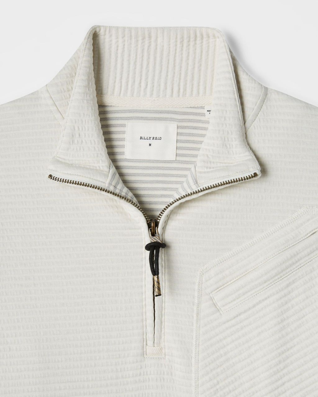 Billy Reid Quilted Half Zip