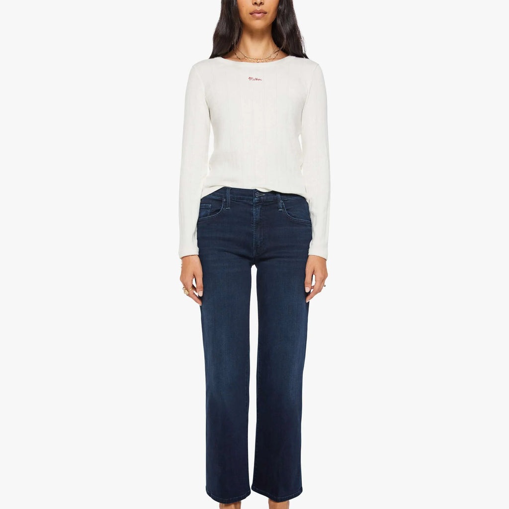 Mother The Mid Rise Rambler Zip Ankle