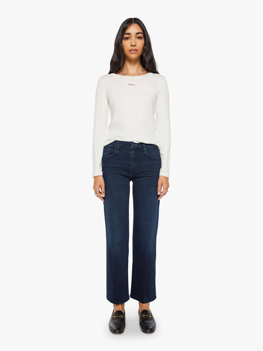 Mother The Mid Rise Rambler Zip Ankle