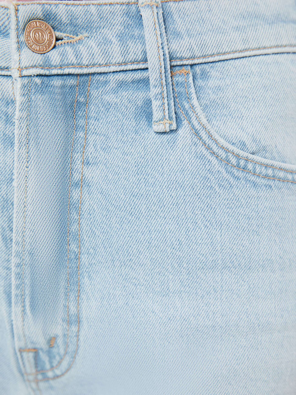 Mother Denim The Hustler Roller Skimp Fray