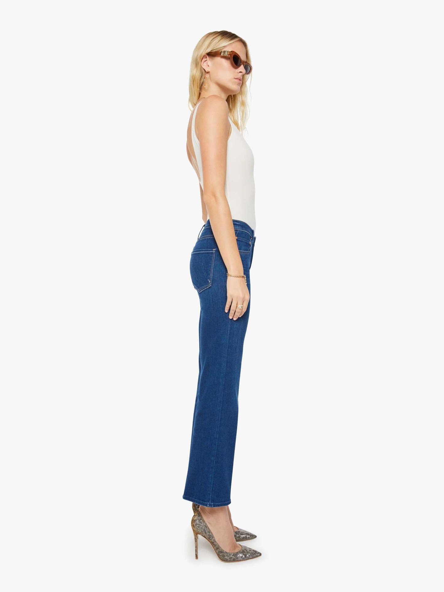 Mother Denim The Mid Rise Rambler Flood
