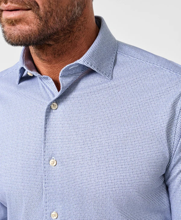 David Donahue Knit Sport Shirt