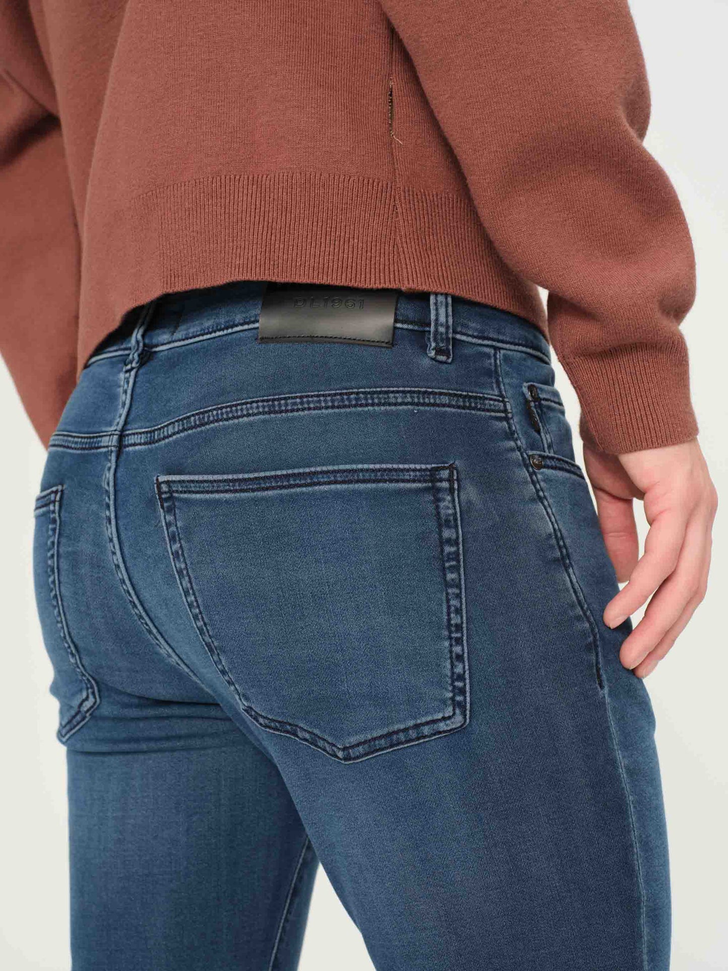 DL1961 Nick Slim Jeans DL Ultimate Knit - Stream (Dark Indigo)