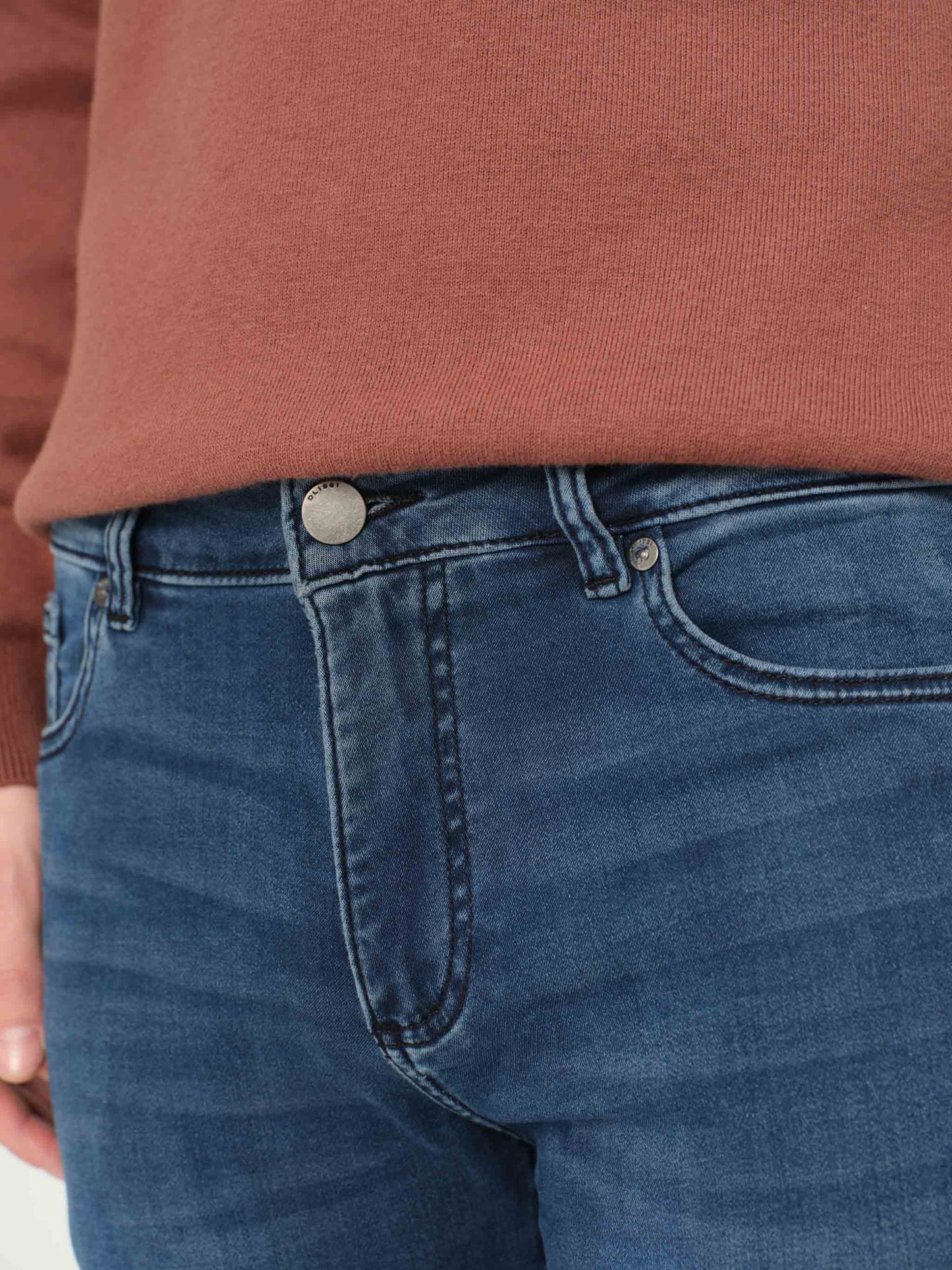 DL1961 Nick Slim Jeans DL Ultimate Knit - Stream (Dark Indigo)