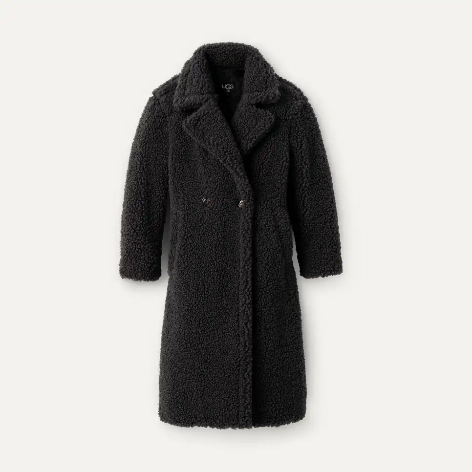 UGG® Women's Gertrude Long Teddy Coat