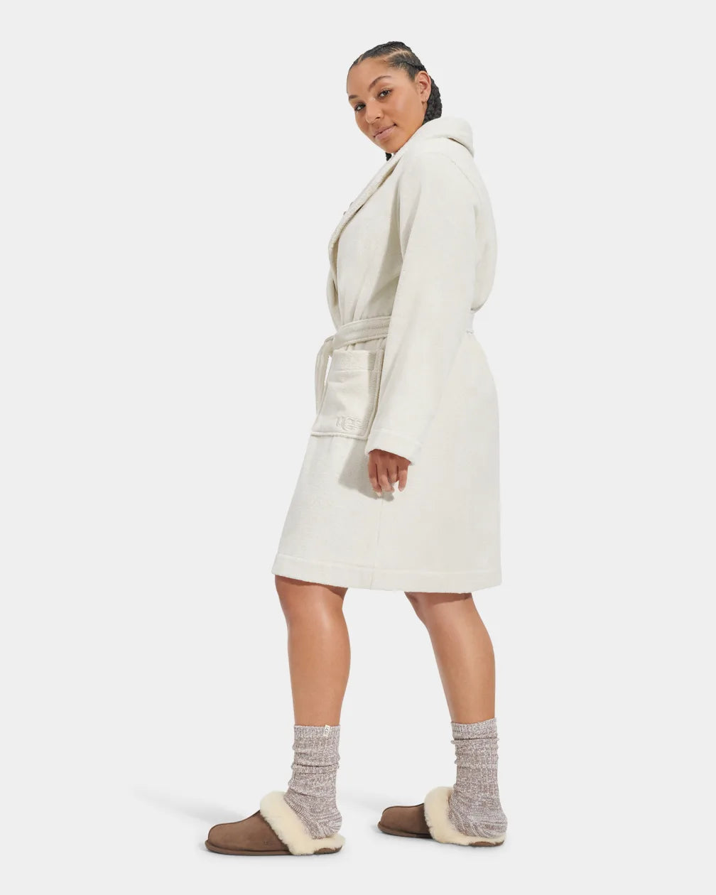 Ugg white discount robe