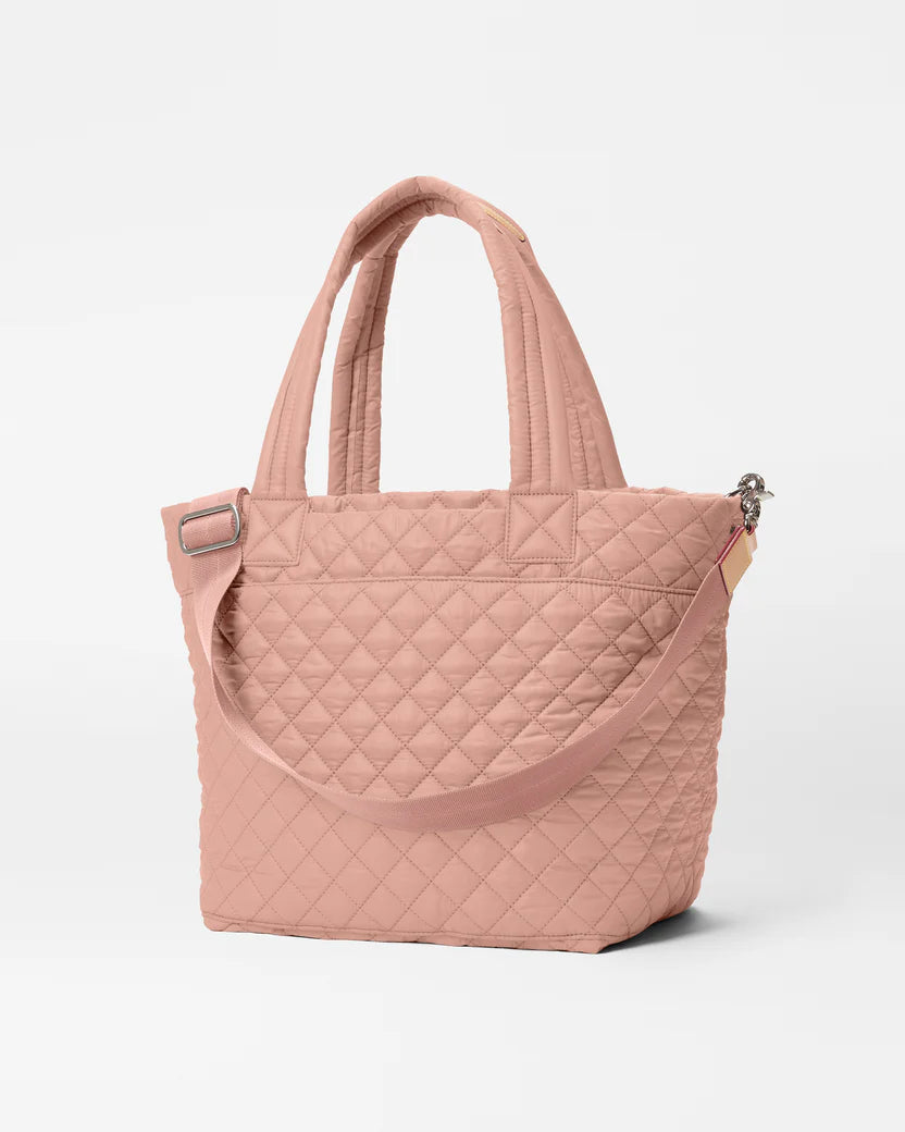 MZ Wallace Dusty Rose Medium Metro Tote Deluxe
