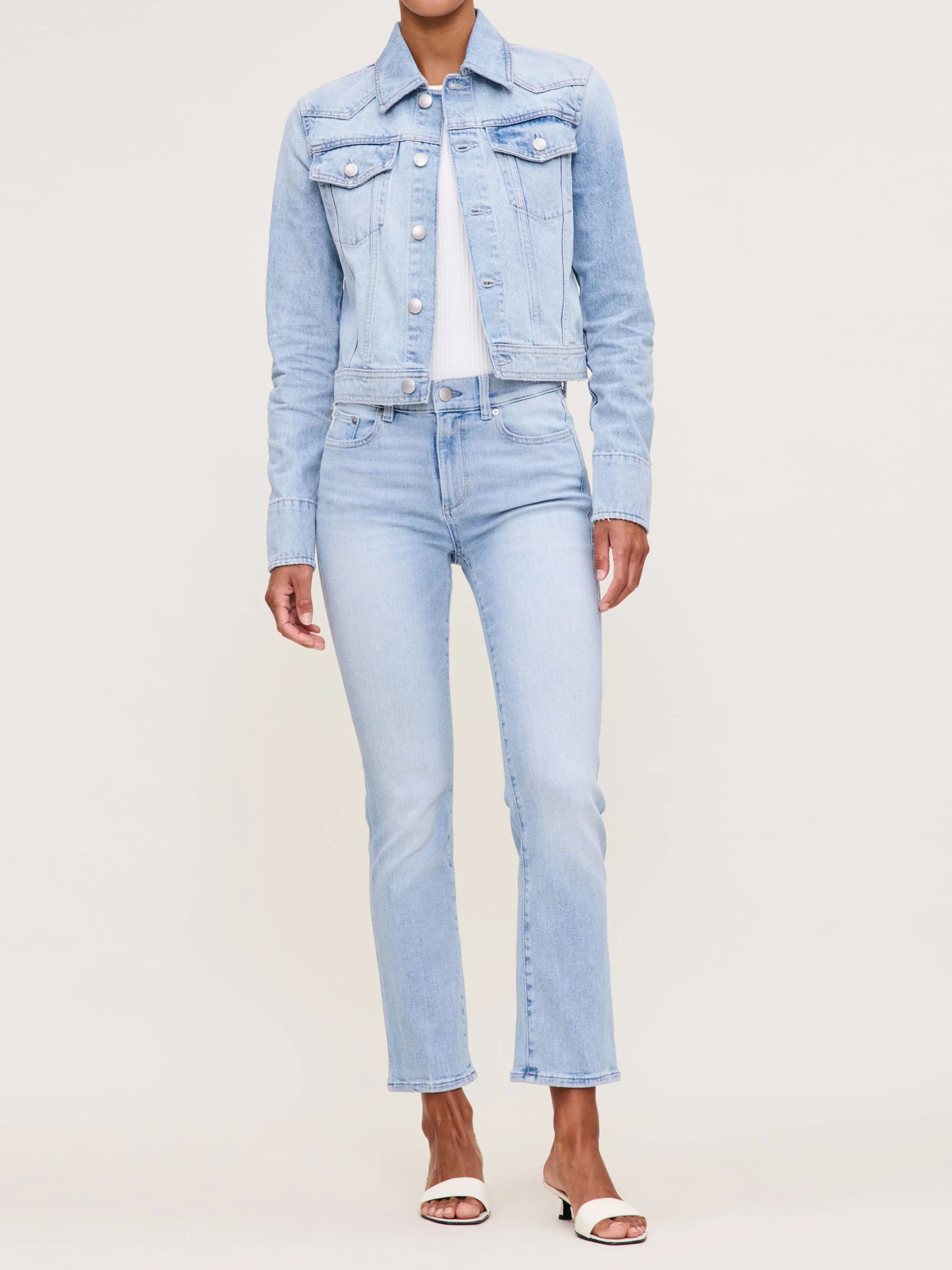 DL1961 Mara Straight Mid Rise Instasculpt™ Ankle Jeans