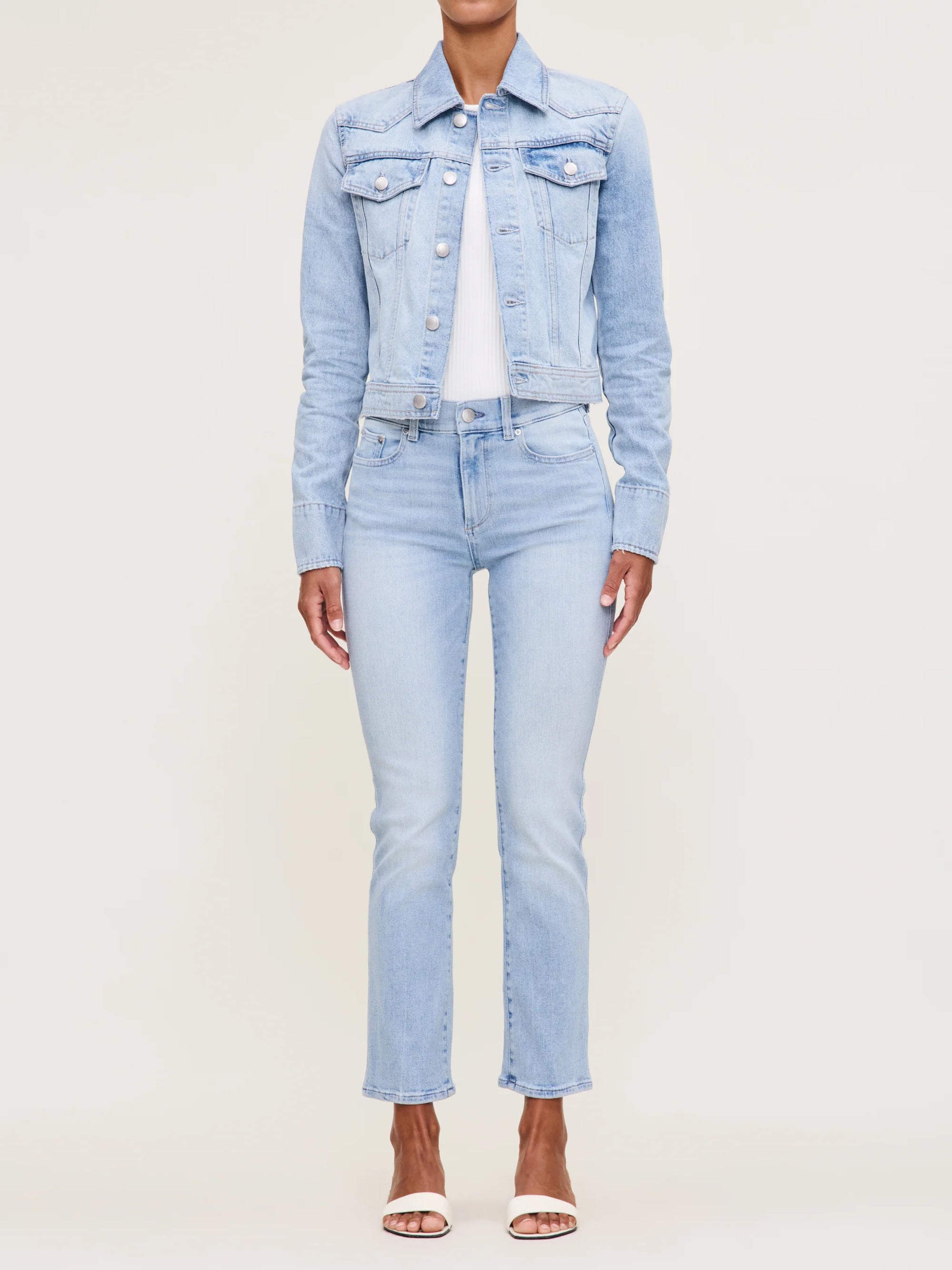 DL1961 Mara Straight Mid Rise Instasculpt™ Ankle Jeans