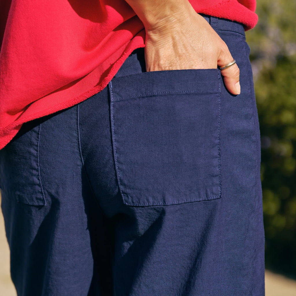 Frank & Eileen Wexford Wide-Leg Linen Pant