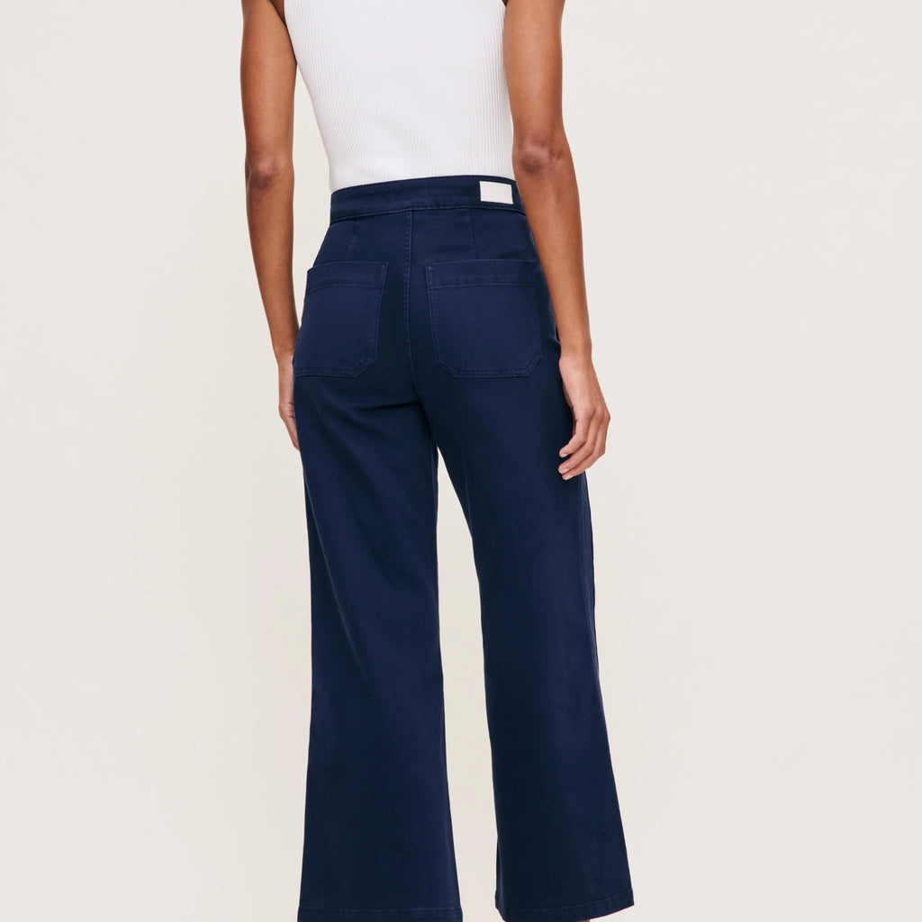 DL1961 Hepburn Wide Leg High Rise Ankle