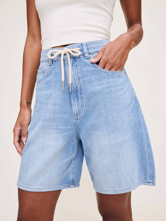 DL1961 Taylor Drawstring Short Ultra High Rise 7"