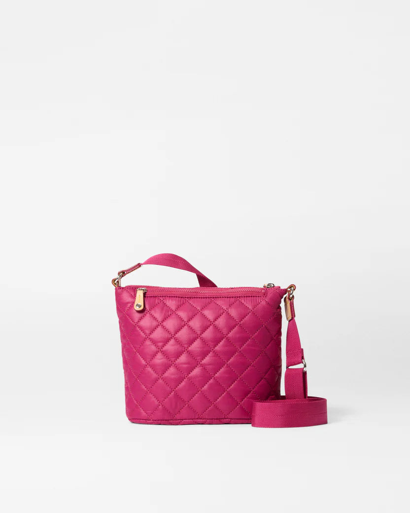 MZ Wallace Raspberry Metro Scout Crossbody Deluxe