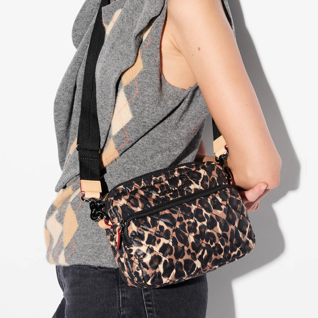 MZ Wallace Leopard Small Metro Camera Bag