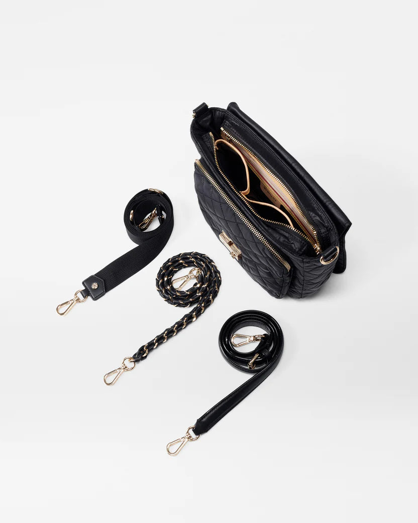 MZ Wallace Crosby Lock Medium Crossbody