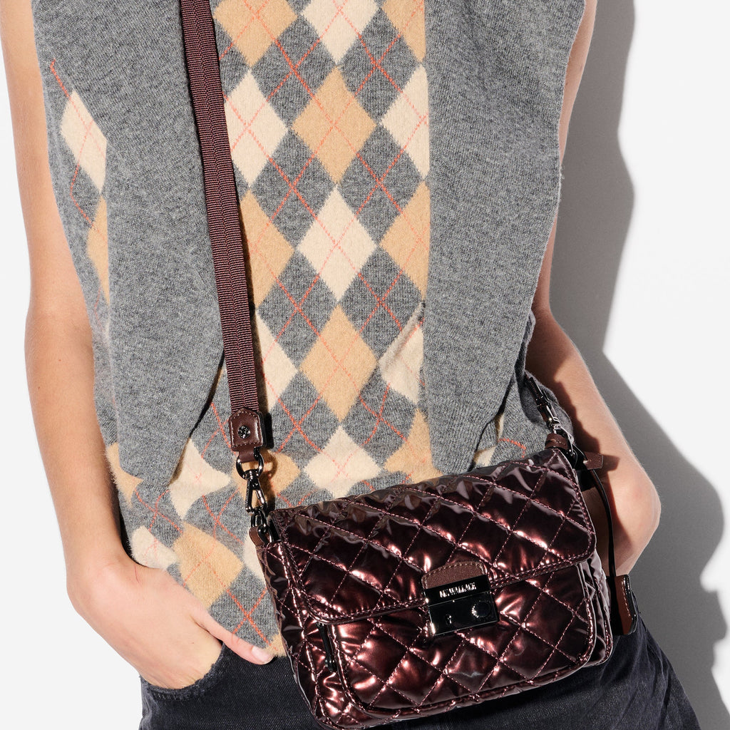 MZ Wallace Small Crosby Lock Crossbody