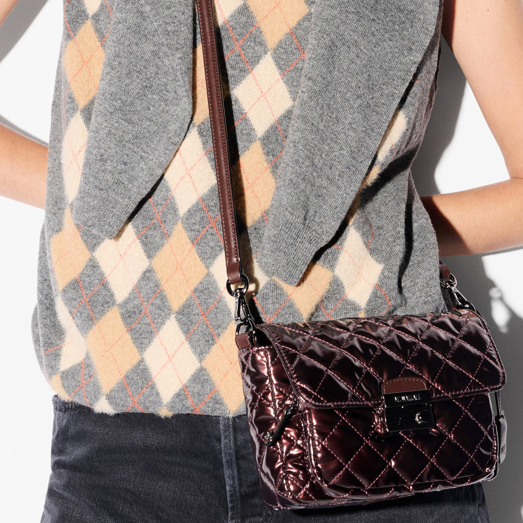 MZ Wallace Small Crosby Lock Crossbody