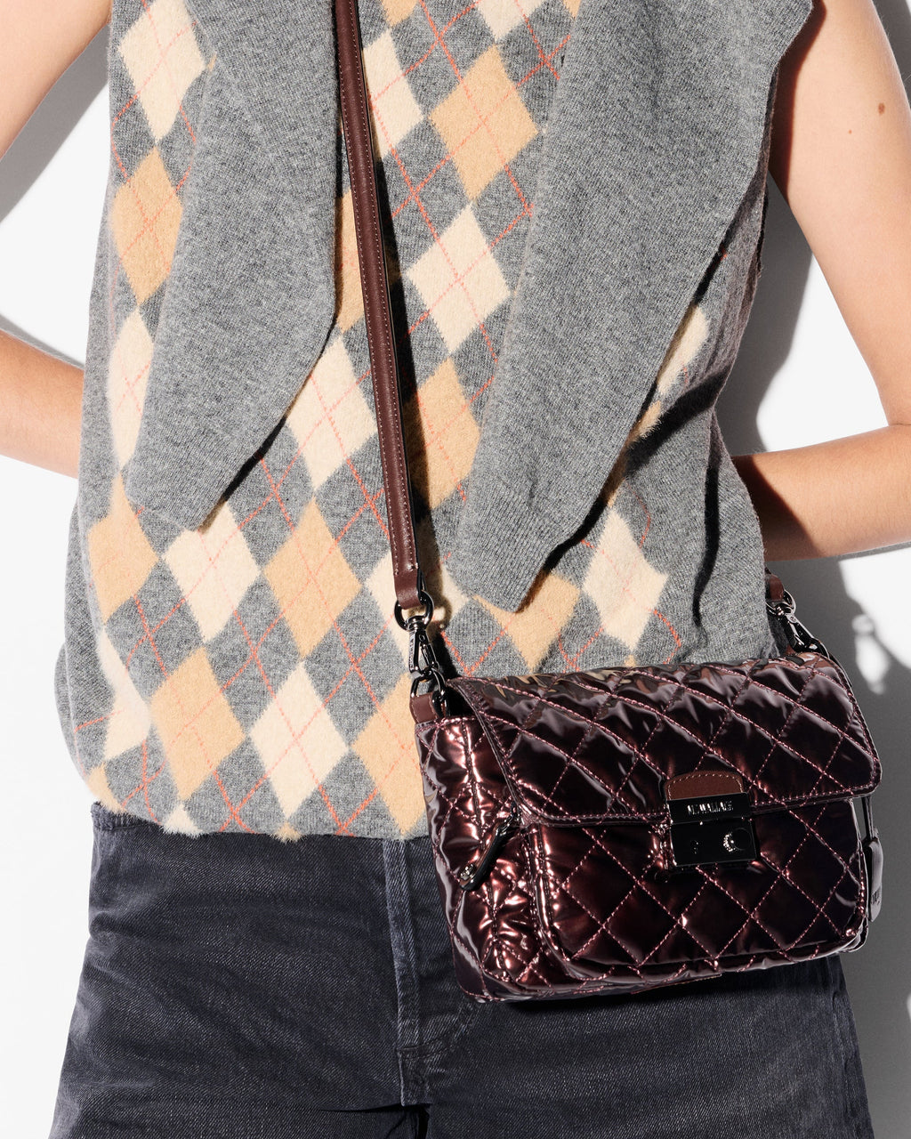 MZ Wallace Small Crosby Lock Crossbody