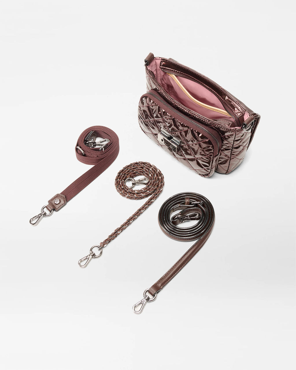 MZ Wallace Small Crosby Lock Crossbody