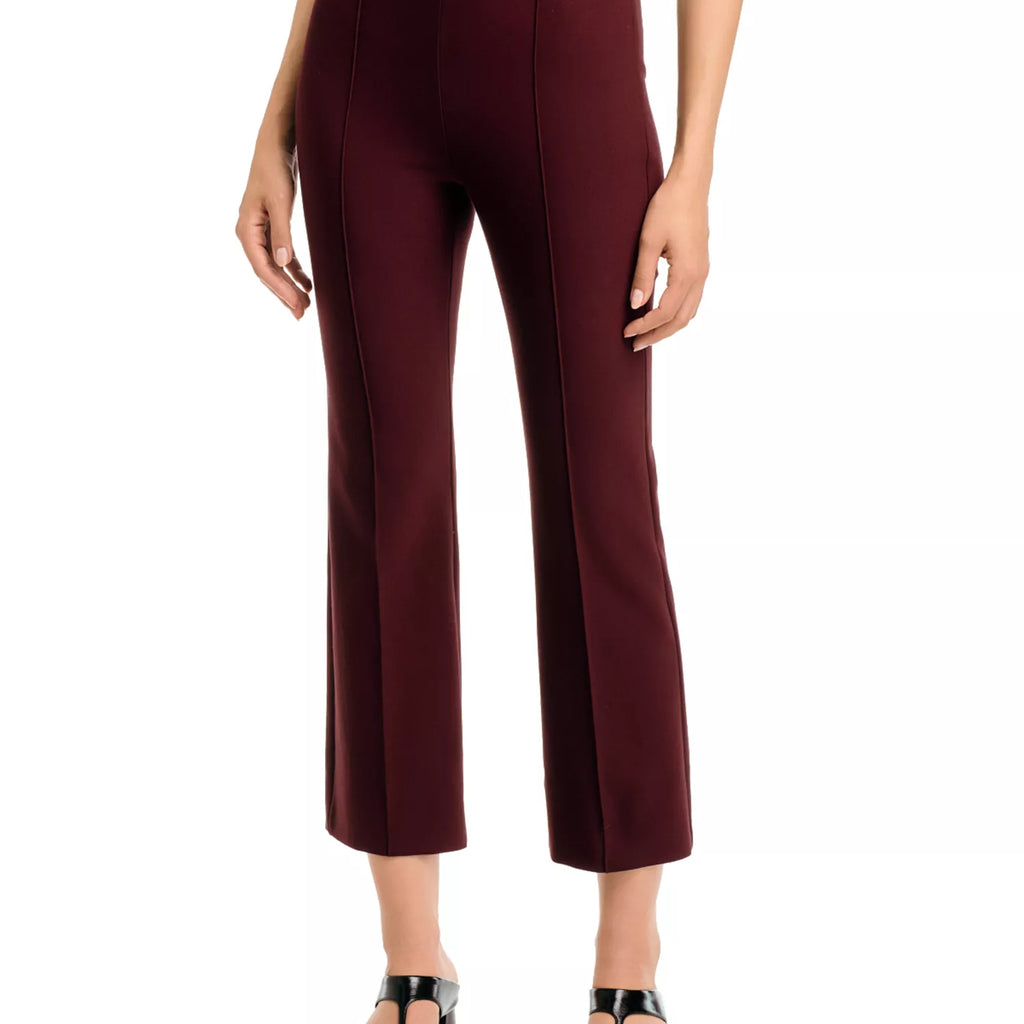 Vince Niki Mid-Rise Pintuck Crop Flare Pant