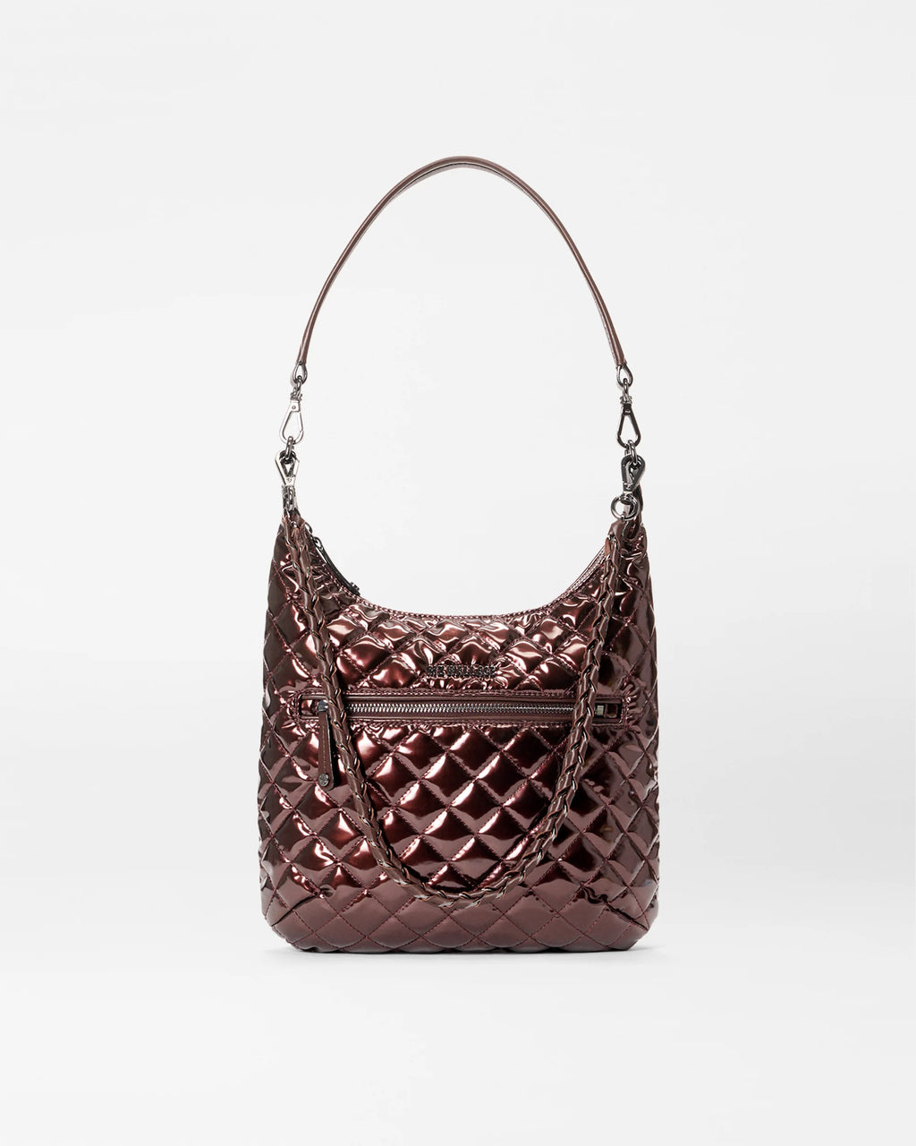 MZ Wallace Bordeaux Lacquer Crosby Sienna