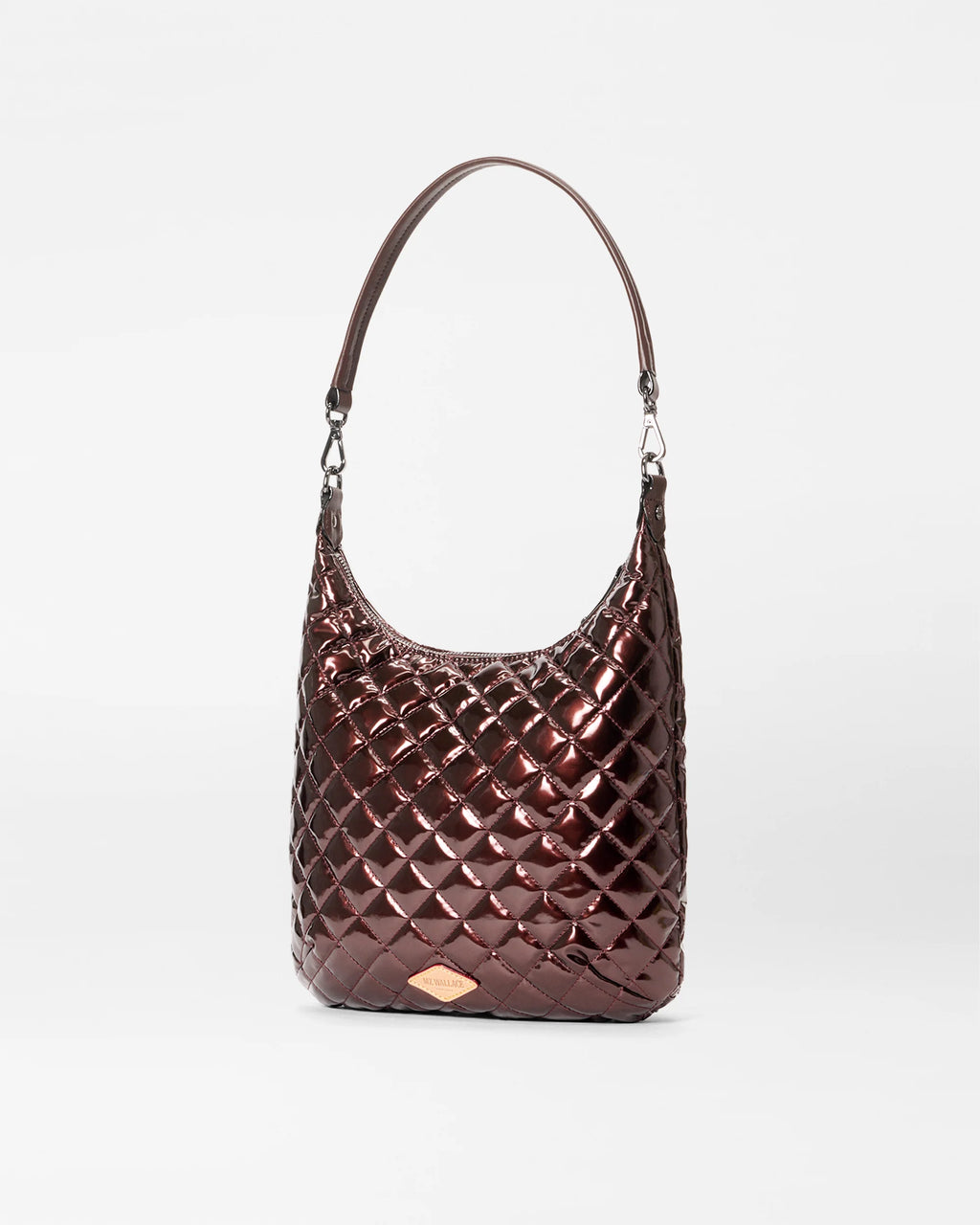 MZ Wallace Bordeaux Lacquer Crosby Sienna