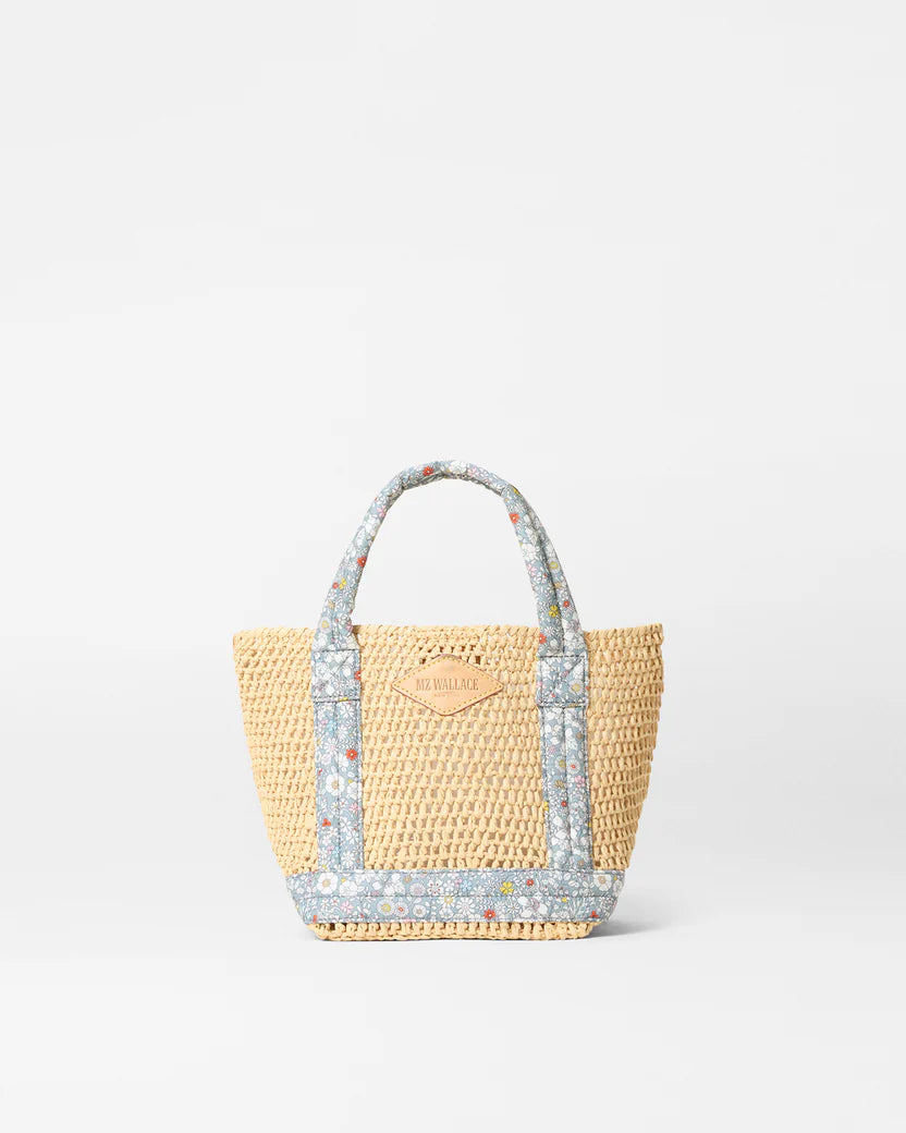 MZ Wallace Crochet June's Meadow Mini Crochet Tote