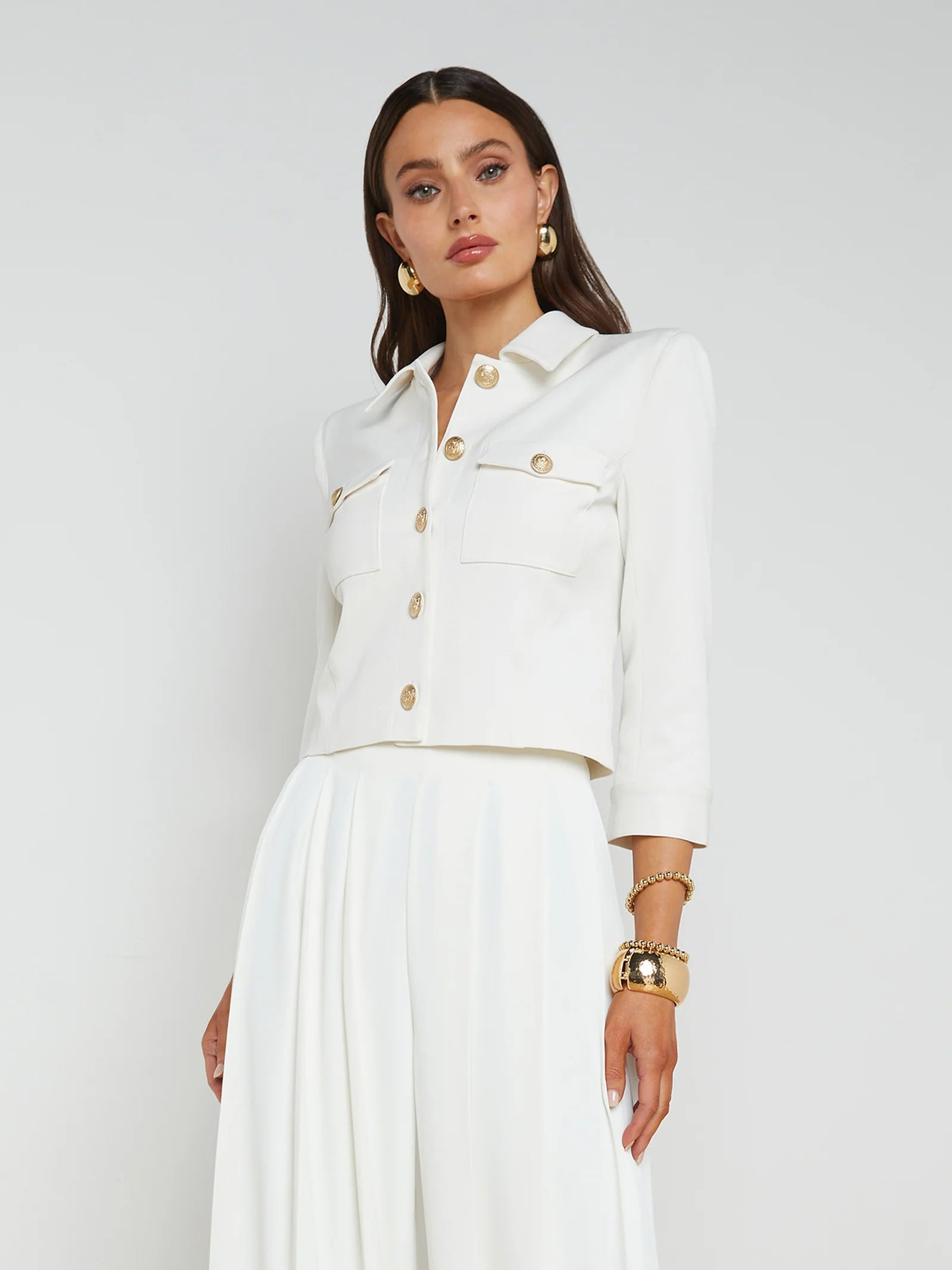 L'Agence Kumi Cropped Jacket