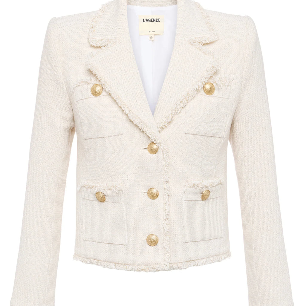 L'Agence Sylvia Tweed Jacket