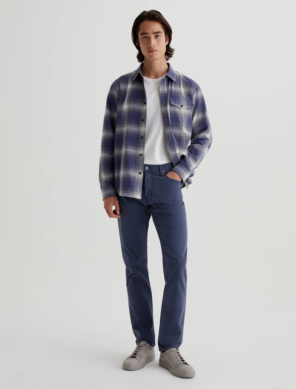 AG Tellis SUD Sueded Modern Slim