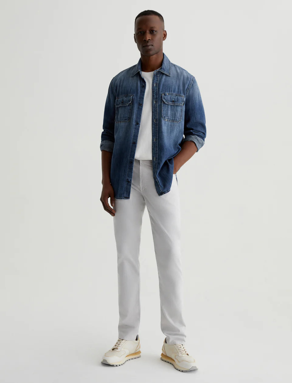 AG Tellis SUD Sueded Modern Slim Pant