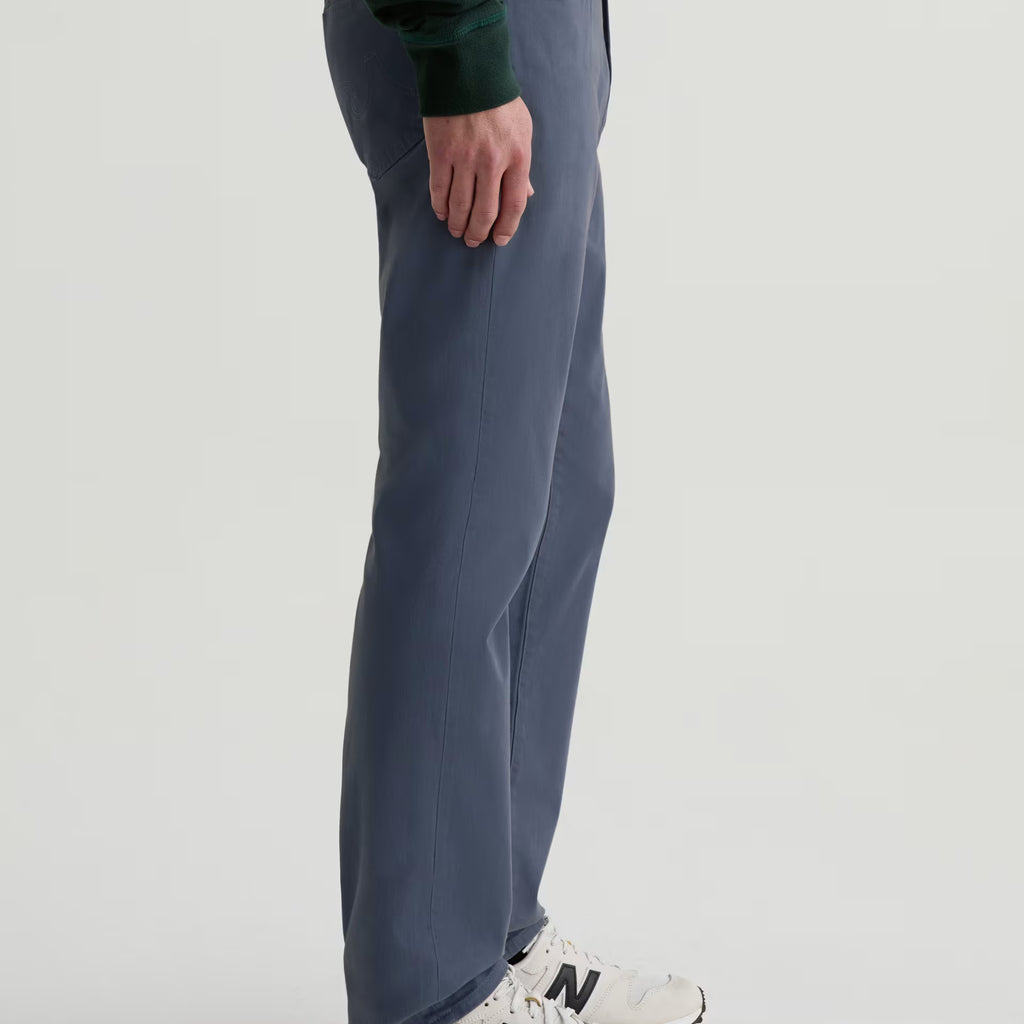 Everett Sueded Sateen Slim Straight Pant