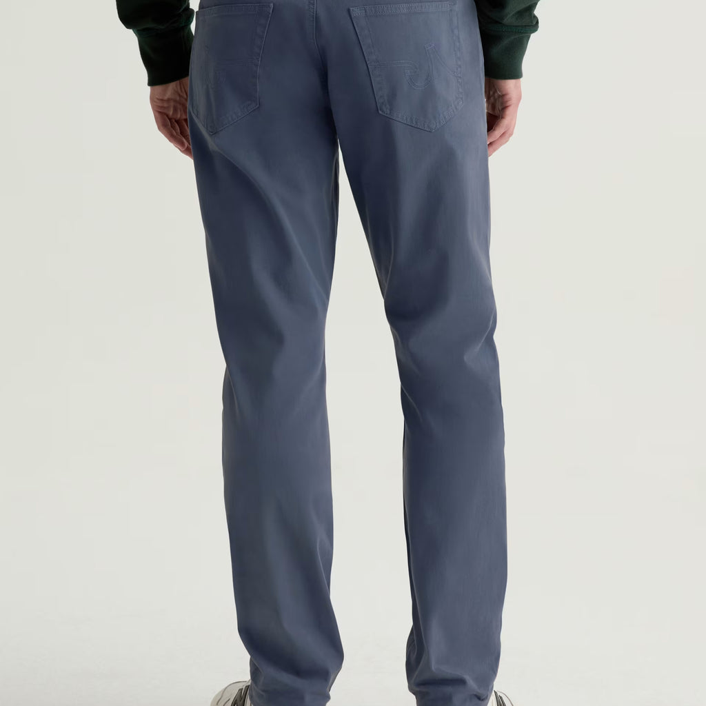 Everett Sueded Sateen Slim Straight Pant