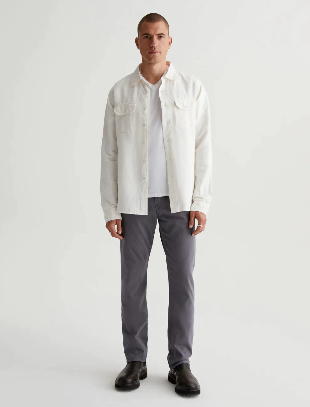 AG Men's Everett Sueded Slim Straight Leg Pant