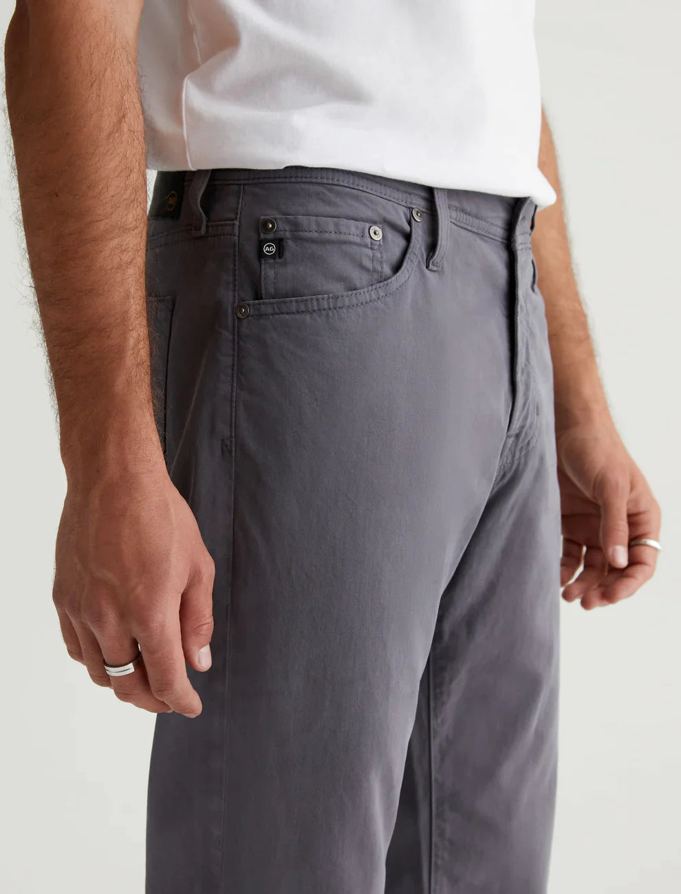 AG Men's Everett Sueded Slim Straight Leg Pant