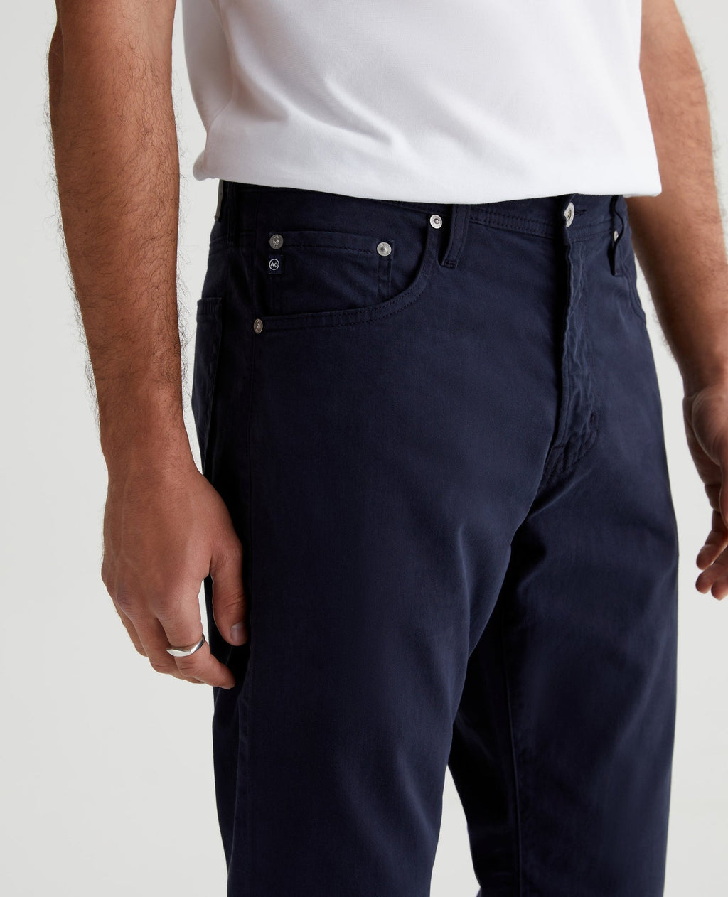 AG Men's Everett Sueded Slim Straight Leg Pant