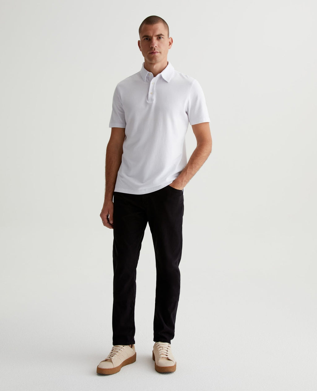 AG Men's Everett Sueded Slim Straight Leg Pant