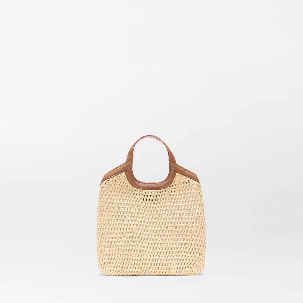 MZ Wallace Camel Mini Crochet Georgica Tote