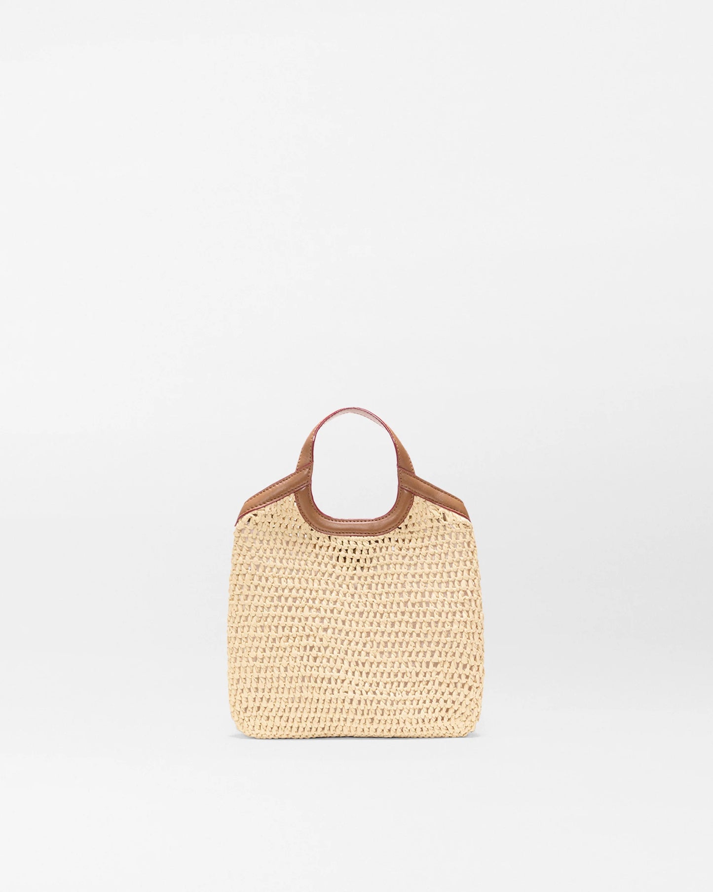 MZ Wallace Camel Mini Crochet Georgica Tote